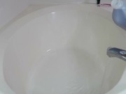 Slutty MILF Shaves Her Legs And Pussy Lips Then Fingers Her Tight Pussy In The Bath