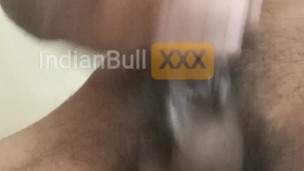 Huge Fat Dick caught jerking his Huge Balls and fire Huge Cumshot by Uncut Cock on face