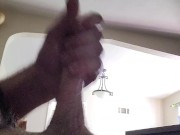 Stroking my cock (side profile) 10/16
