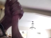 Stroking my cock (side profile) 11/16