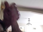 Stroking my cock (side profile) 13/16