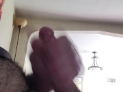Stroking my cock (side profile) 2/16