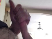 Stroking my cock (side profile) 5/16