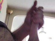 Stroking my cock (side profile) 6/16