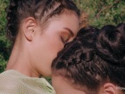 WOWGIRLS Gorgeous lesbian couple Kama Oxi and Shania Vegax licking each other's holes 3/16