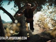 DIGITALPLAYGROUND - Emily Woods And Ruby Sims Have Fun With Each Other While Danny D Watches 8/16