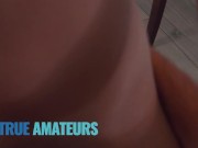 TRUE AMATEURS - Kiarra Sits In Front Of Her BF Rudy And Masturbates To Make Him More Horny And Hard 14/16