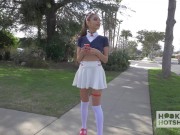 Arielle Faye ends up spent after a wild romp and face fucking till gag! 3/16