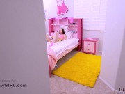 Baby girl asks step-dad for a sex lesson 1/16