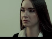 The Button Stops The Time - Nathan Undresses Hazel Moore, Fucks Her And Cums On Her Hairy Pussy 2/16