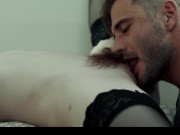 The Button Stops The Time - Nathan Undresses Hazel Moore, Fucks Her And Cums On Her Hairy Pussy 7/16