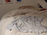 Massive Cumshot On My Bed 1/16