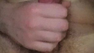 twink jerks off and cums on himself