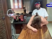 Perfect tits barladys pussy eaten ou on the bar