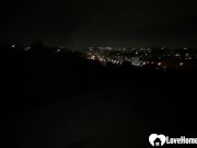 There is nothing better than getting some wet pussy while you're walking around. 1/16