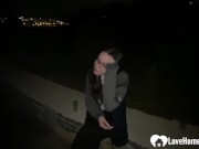 There is nothing better than getting some wet pussy while you're walking around. 5/16