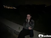 There is nothing better than getting some wet pussy while you're walking around. 6/16