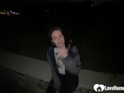 There is nothing better than getting some wet pussy while you're walking around. 7/16