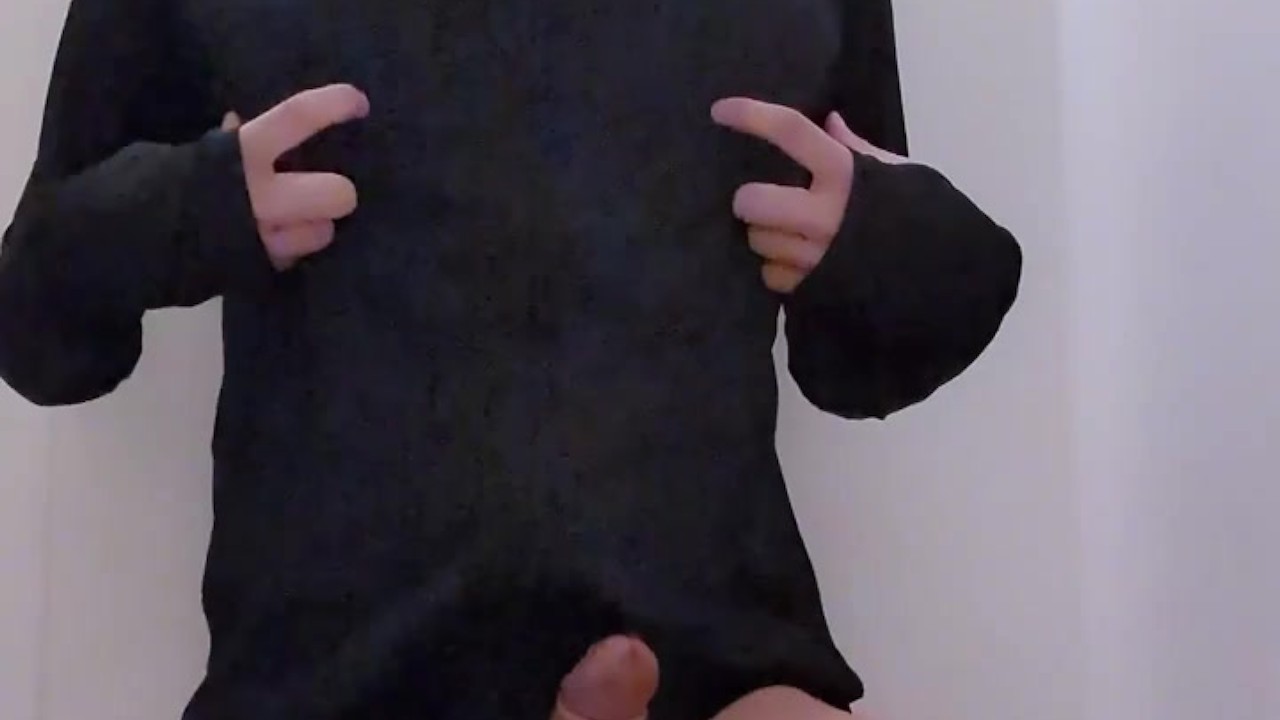 Femboy stimulates sensitive underdeveloped breasts and moans Madzmoto Sun - Free Sex Video - RedTube