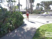 Rose Darling is being face fucked and cunt wrecked by a blonde and rough hookup! 3/16