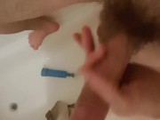 Daddy's pumped up cock, Before going to fuck Mommy 🍆💦💦 1/16