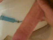 Daddy's pumped up cock, Before going to fuck Mommy 🍆💦💦 5/16