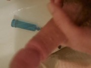 Daddy's pumped up cock, Before going to fuck Mommy 🍆💦💦 6/16