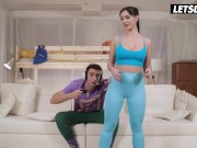 Czech Babe Lady Gang Fucks Gamer During Yoga Session - LETSDOEIT 3/16