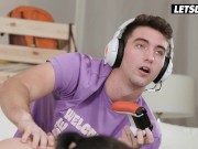 Czech Babe Lady Gang Fucks Gamer During Yoga Session - LETSDOEIT 5/16