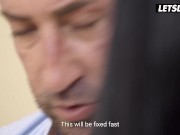 Hot MILF Gets Her Creamy Twat Railed by Plumber - LETSDOEIT 2/16