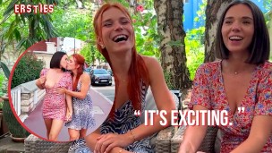 Ersties – Two Hot Babes Walk The Town Looking For a Place To Have Sex
