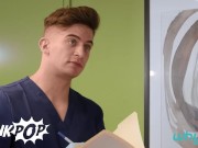 TWINKPOP - Malik Delgaty Needs His Balls Drained And Trevor Brooks & Mimi Malibu Are There To Help 2/16