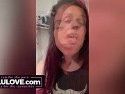 Big boobs babe creampie squirting closeups, puckers asshole, sharing behind scenes daily adventures & trips - Lelu Love 7/16