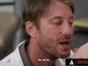 Hot Babe Sucks Her Doctor's Cock While Her Hubby Watches 2/16