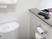 Cheating Girlfriend Gets Fucked in Hotel Bathroom 2/16