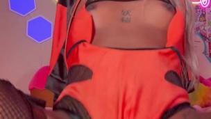 FAEXFAE COSPLAYS NARUTO UZIMAKI AND RIDES DILDO: full video on fansly