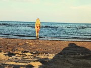 MI FACCIO SPIARE DA UN GUARDONE SULLA SPIAGGIA E POI LO SCOPO - Miele Blanco Amateur Italian 1/16