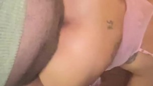 Thick Filipina Asian with a Fat Ass Getting Fucked Doggystyle and Squirts Everywhere