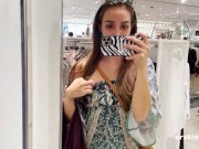 Ersties - Super Hot Babe Gets Off in a Fitting Room 3/16