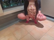 ☆テラスで絶叫極太バイブオナニー☆ 12/16