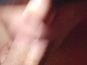 Amateur blowjob from teen's mouth until cum her tongue  - Close up 14/16