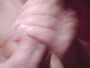 Amateur blowjob from teen's mouth until cum her tongue  - Close up 2/16