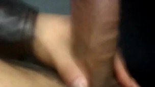 Shooting a load late at night on the empty bus