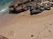 Almost Caught Fucking on Public Beach 10/16