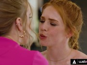 Naturally Stacked Masseuse Octavia Red Gets Horny While Massaging Petite Redhead Bestie Madi Collins 5/16