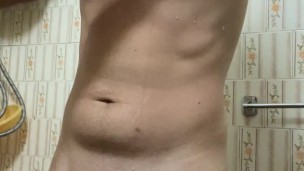 Bathroom before going for a morning walk