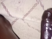 Biggest black African cock cumming so hard