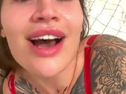 Squirting on my face after an explosive orgasm 15/16