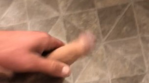 Jacking off in the bathroom part 1