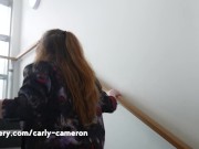 British Amateur Pornstar Fucking In Public Stairs - Lustery 4/16